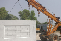 RCC Precast Concrete Boundary Wall Panels